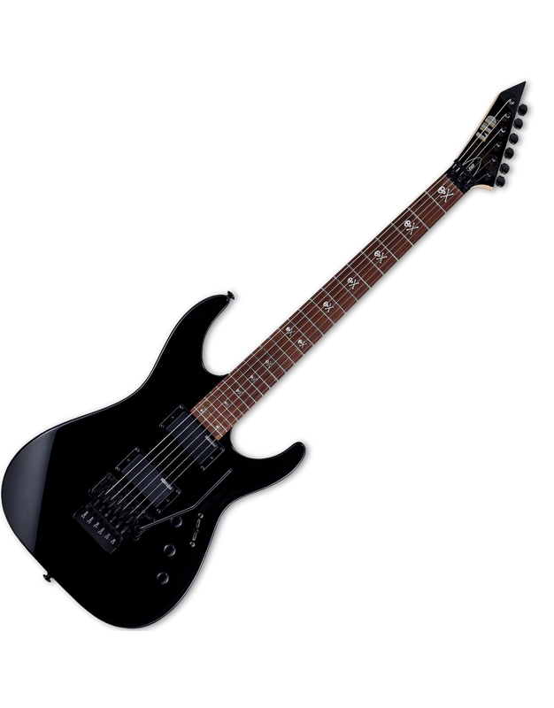 ESP LTD KH-202 Kirk Hammet Signature Black Electric Guitar + Free Amplifier