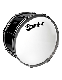 PREMIER Olympic 61622BK Black Βass Drum 22'' x 10" with Carrier and Sticks