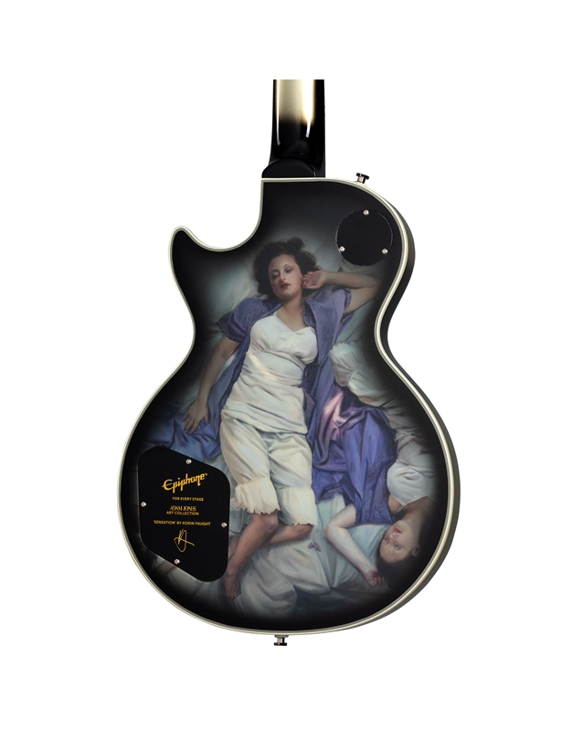 EPIPHONE Adam Jones Les Paul Custom Art Collection: Korin Faught’s "Sensation" Electric Guitar + Free Amplifier