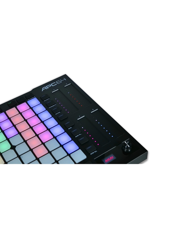 AKAI APC-64 Ableton Live Controller with 64 Velocity-Sensitive Pads and 8 Assignable Touch Strips