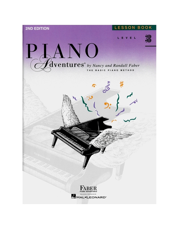 Piano Adventures - Lesson Book Level 3B, The Basic Piano Method, 2nd Edition