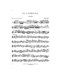 Rode Pierre - 24 Caprices For Violin