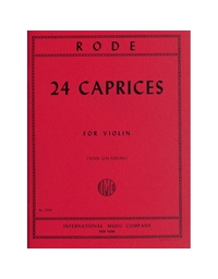 Rode Pierre - 24 Caprices For Violin