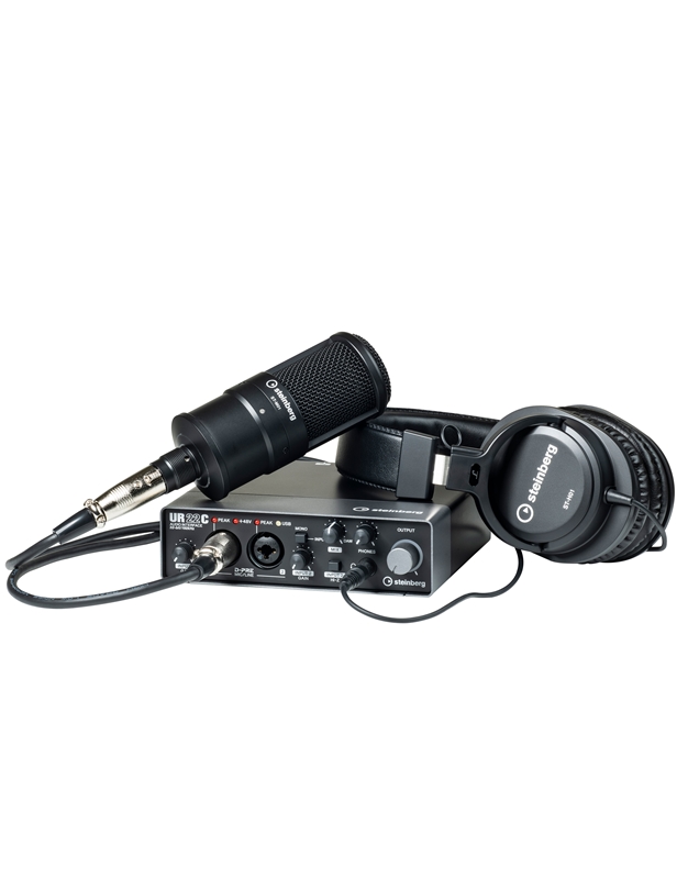 STEINBERG UR-22C Recording Pack Ολοκληρωμένο Πακέτο Ηχογράφησης