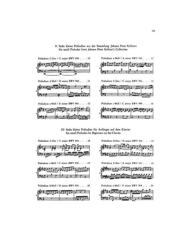 Bach J.S. - Kleine Praludien Und Fughetten
