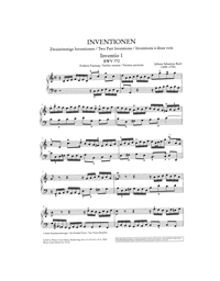 Bach J. S. - Inventionen Und Sinfonien (2 & 3 Parts Inventions)