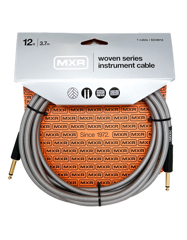 ΜΧR DCIW12 Woven Series  Instrument Cable 3.7m Straight-Straight