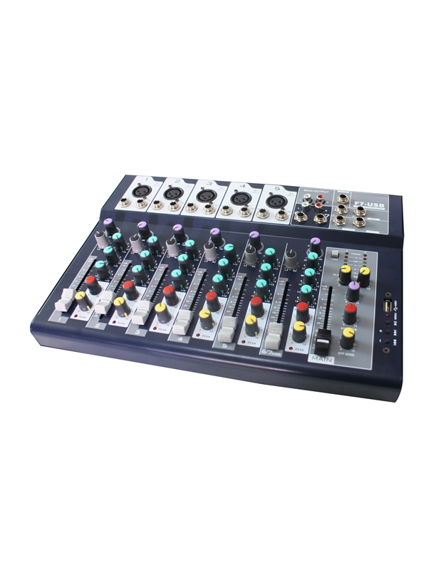 LUCKY TONE F7-USB 7 Channel Mixing Console