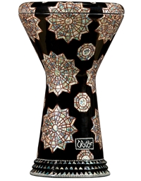 Gawharet El Fan B23-6058 Blue Mother of Pearl Collection Sombaty Darbuka