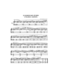 Duvernoy Jean Baptiste - 25 Βασικές Σπουδές Op. 176 BK / Mp3