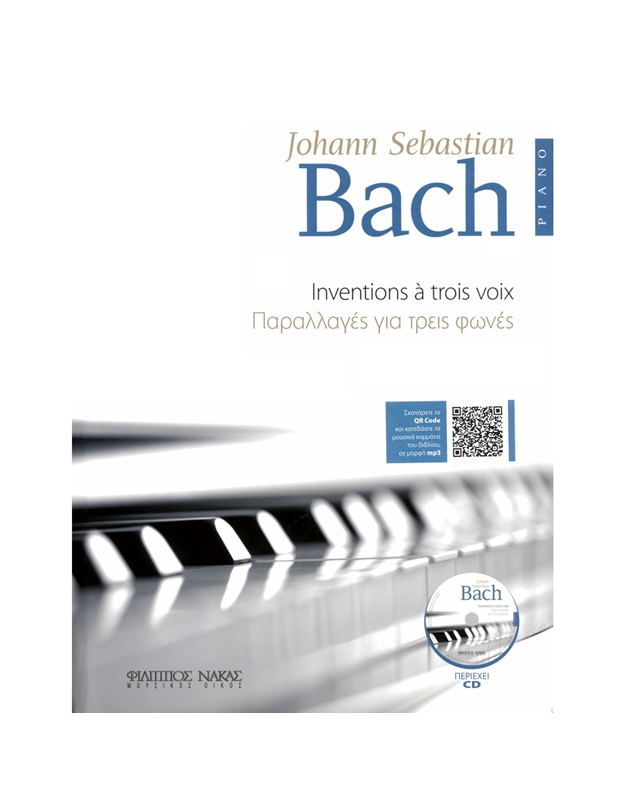 Bach Johann Sebastian - Inventios a Trois Voix BK / CD / MP3