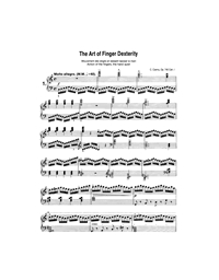 Czerny Carl - The Art Of Finger Dexterity Op. 740