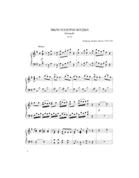 Mozart Wolfgang Amadeus - Eine Kleine Nachtmusik KV 525