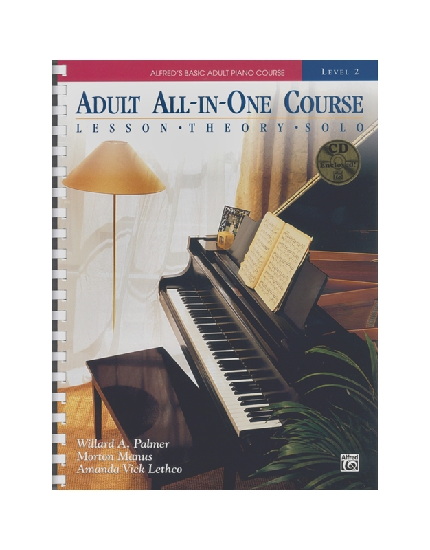 Adult All-In-One Course - Lesson, Theory, Solo Level 2 BK / CD