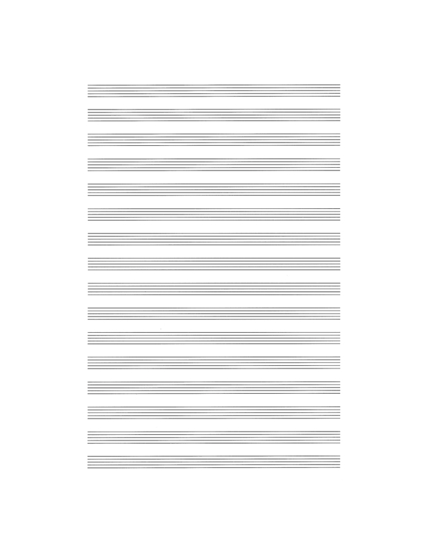 Music Notebook Spiral - 50/16 (50 Sheets, 16 Staves/Page)