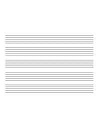 Music Notebook 30/5 (30 Sheets, 5 Staves/Page)