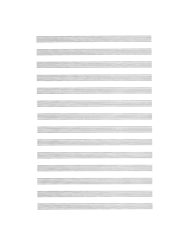 Music Notebook Spiral - 50/14 (50 Sheets, 14 Staves/Page)
