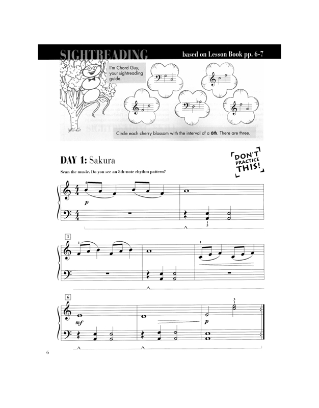 Piano Adventures - Sightreading Book 1 (Level 3A)