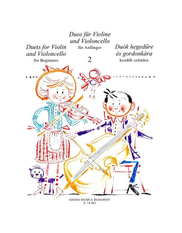 Duets For Violin & Violoncello (For Beginners) Vol. II