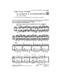 Anzaghi Luigi Oreste - 26 Capricci & 12 Divertimenti (Transcription For Accordion)