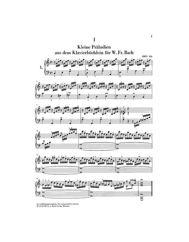 Bach J. S. - Mικρά Πρελούδια & Φουγκέτες (Little Preludes And Fughettas)