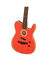 FENDER Limited edition Acoustasonic Player Tele FRD Electric Acoustic Guitar + Free Amplifier