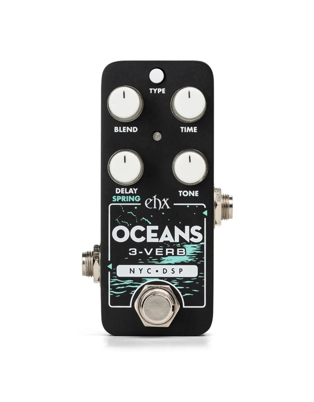 ELECTRO - HARMONIX Pico Oceans 3-Verb Effect Pedal for Electric Guitar