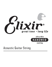ELIXIR 80/20 039 "Nanoweb" Single String