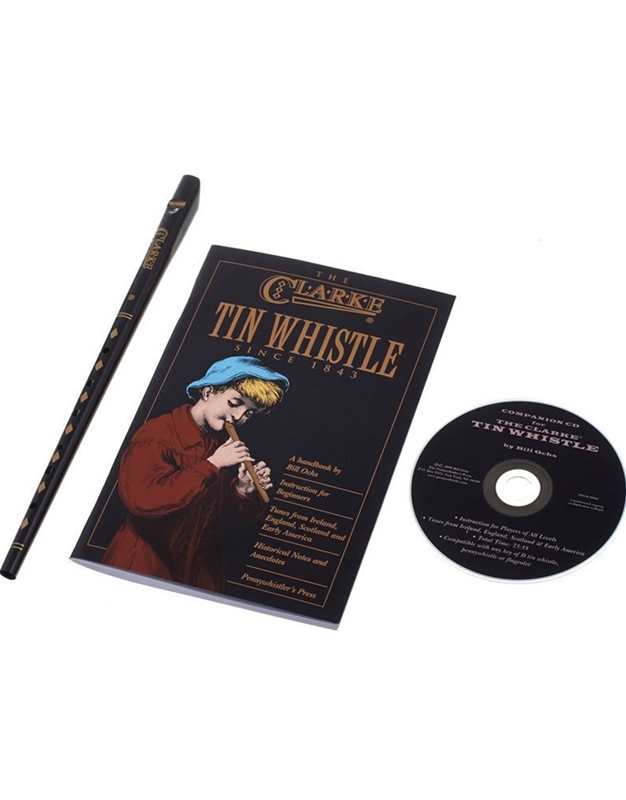CLARKE Original Tinwhistle D Set Tutor & CD